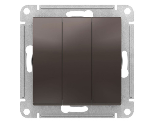 Выключатель 3-клавишный Schneider Electric AtlasDesign ATN000631 Мокко - ATN000631