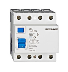 AR 10кА 4P 25A/ 30mA УЗО тип  A