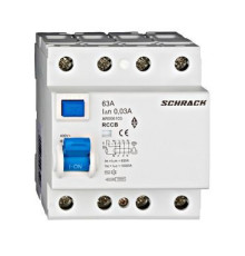 AR 10кА 4P 63A/ 30mA УЗО тип AC