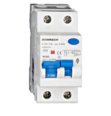 AK 10кА 1P+N С 16A/30mA Дифференциальный автоматический выключатель тип A                                                                                                                                                                                      