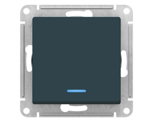 Переключатель 1-клавишный с подсветкой Schneider Electric AtlasDesign ATN000863 Изумруд - ATN000863 Переключатель 1-клавишный с подсветкой Schneider Electric AtlasDesign ATN000863 Изумруд - ATN000863