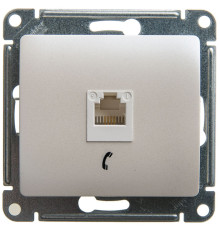 Розетка телефонная Schneider Electric Glossa GSL000681T Перламутр - GSL000681T