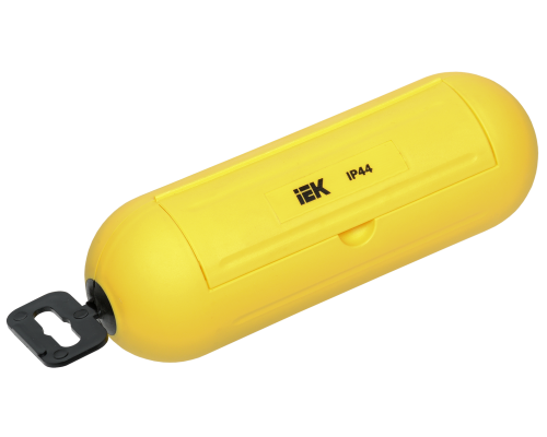 Бокс для защиты кабельного соединения IP44 желтый IEK Бокс для защиты кабельного соединения IP44 желтый IEK