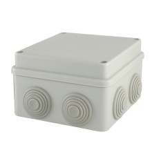 110х110х70мм распаячная коробка ОП, крышка на винтах, IP55, 8вх. TDM