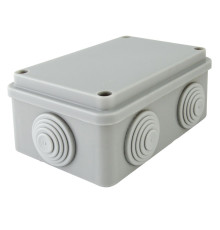 120х80х50мм распаячная коробка ОП, крышка, IP55, 6вх. TDM