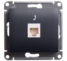 Розетка телефонная Schneider Electric Glossa GSL000781T Антрацит - GSL000781T