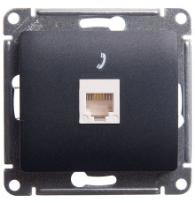 Розетка телефонная Schneider Electric Glossa GSL000781T Антрацит - GSL000781T