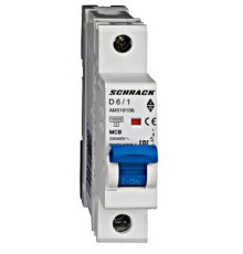 AM 10кА 1p D 06A Автоматический выключатель