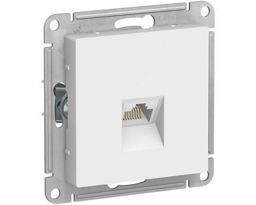 ATN000186 ATLASDESIGN РОЗЕТКА компьютерная RJ45, кат. 6A, механизм, БЕЛЫЙ ATN000186 ATLASDESIGN РОЗЕТКА компьютерная RJ45, кат. 6A, механизм, БЕЛЫЙ