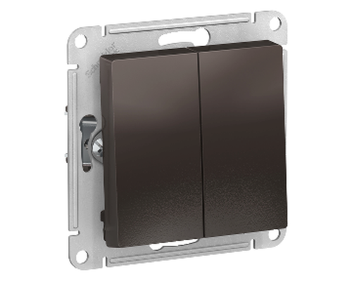 Переключатель 2-клавишный Schneider Electric AtlasDesign ATN000665 Мокко - ATN000665