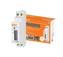 Счетчик МАРС-б/п-1,0-11-Р1-5(40)-М (1ф, 1тар, din-рейка, 1мод, мех.ОУ) TDM (без поверки)