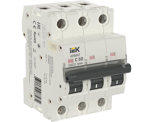 ARMAT Автоматический выключатель M06N 3P C 50А IEK - AR-M06N-3-C050