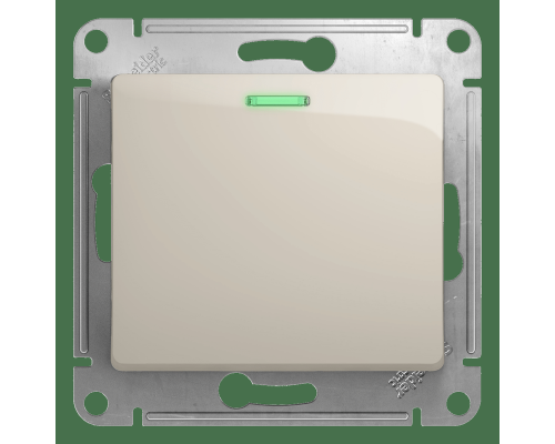 Переключатель 1-клавишный, с подсветкой Schneider Electric Glossa GSL000963 Молочный - GSL000963 Переключатель 1-клавишный, с подсветкой Schneider Electric Glossa GSL000963 Молочный - GSL000963