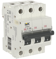 ARMAT Автоматический выключатель M06N 3P C 20А IEK - AR-M06N-3-C020