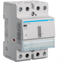 Контактор для проводок 40А/230V, 2НО, ручное управление, (Тихий), 3-модуля Hager