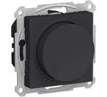 ATLASDESIGN СВЕТОРЕГУЛЯТОР (диммер) повор-нажим, LED, RC, 400Вт, мех., КАРБОН | арт.ATN001023