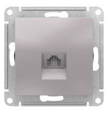 Розетка телефонная Schneider Electric AtlasDesign ATN000381 Алюминий - ATN000381