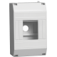 бокс КМПн 1/4  IP20 белый KREPTA 3 ИЭК