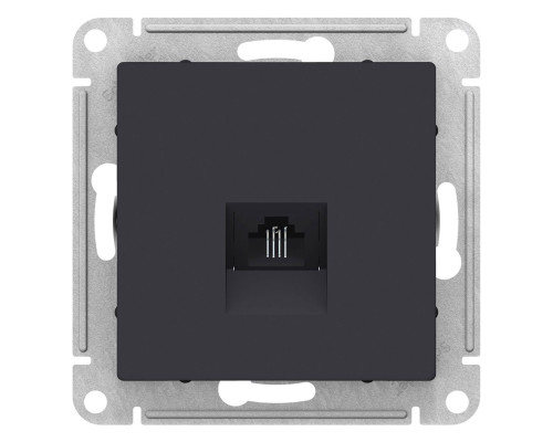 Розетка телефонная Schneider Electric AtlasDesign ATN001081 Карбон - ATN001081