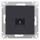 Розетка телефонная Schneider Electric AtlasDesign ATN001081 Карбон - ATN001081