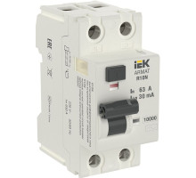 ARMAT Выключатель дифференциального тока R10N 2P 63А 30мА тип AC IEK - AR-R10N-2-063C030