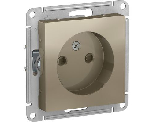 ATN000549 ATLASDESIGN РОЗЕТКА без заземления со шторками, 16А, механизм, ШАМПАНЬ ATN000549 ATLASDESIGN РОЗЕТКА без заземления со шторками, 16А, механизм, ШАМПАНЬ