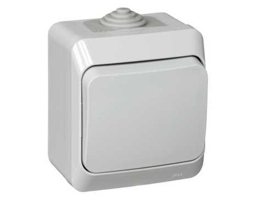 Выключатель, открытая установка Schneider Electric Этюд BA10-041C Серый - BA10-041C