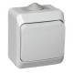 Выключатель, открытая установка Schneider Electric Этюд BA10-041C Серый - BA10-041C