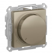 ATLASDESIGN СВЕТОРЕГУЛЯТОР (диммер) повор-нажим, LED, RC, 400Вт, мех., ШАМПАНЬ