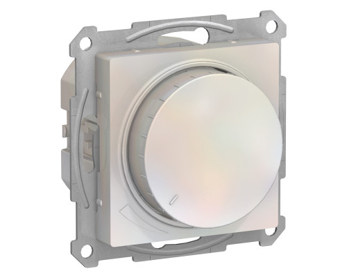 ATLASDESIGN СВЕТОРЕГУЛЯТОР (диммер) повор-нажим, LED, RC, 630Вт, мех., ЖЕМЧУГ